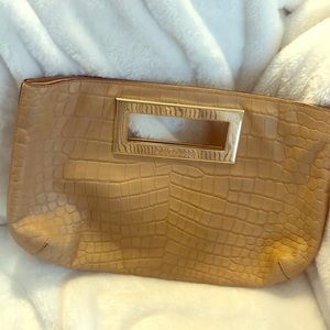 Beige Michael Kors clutch